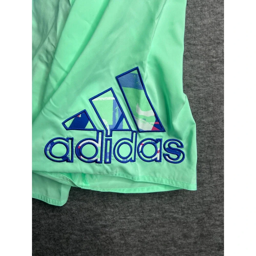 Adidas Mens Flor Log CLX CL Swim Shorts Pulse Mint Green HT2139 XS NWT